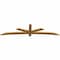 Ekena Millwork Alberta Rough Sawn Timber Gable Bracket, Western Red Cedar, 96"W x 24"H x 2"D x 4"F, 6/12 Pitch GBW096X24X0204ALB00RWR - alternate 5